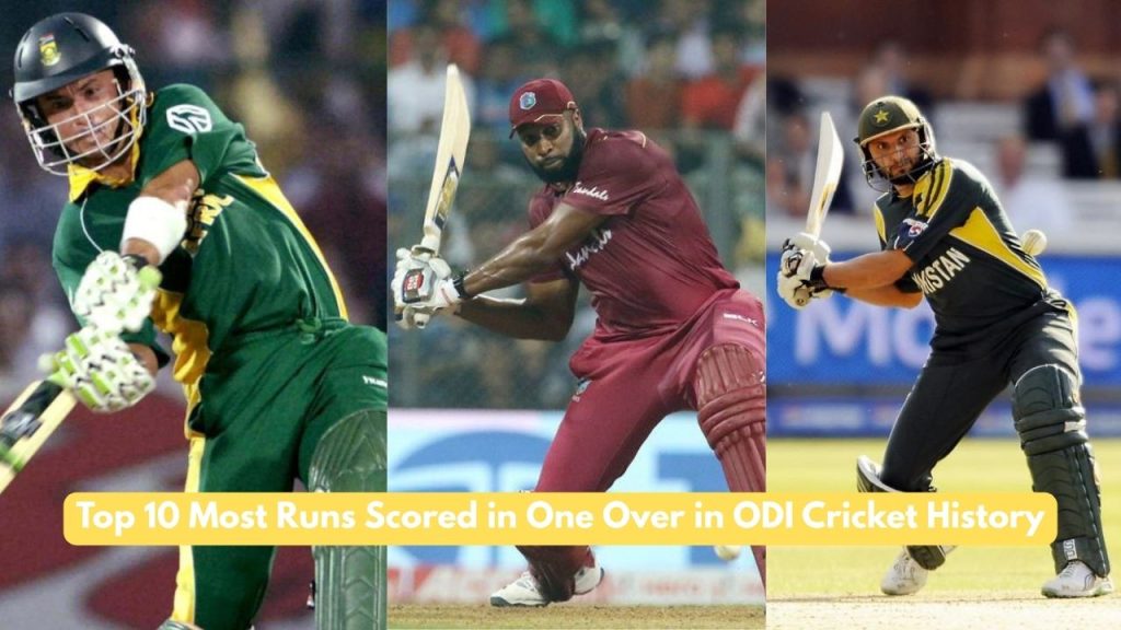 Most Runs Scored in One Over in ODI
