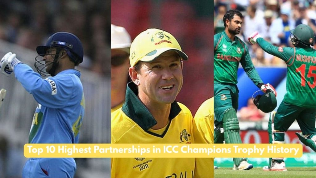 Highest Partnerships in ICC Champions