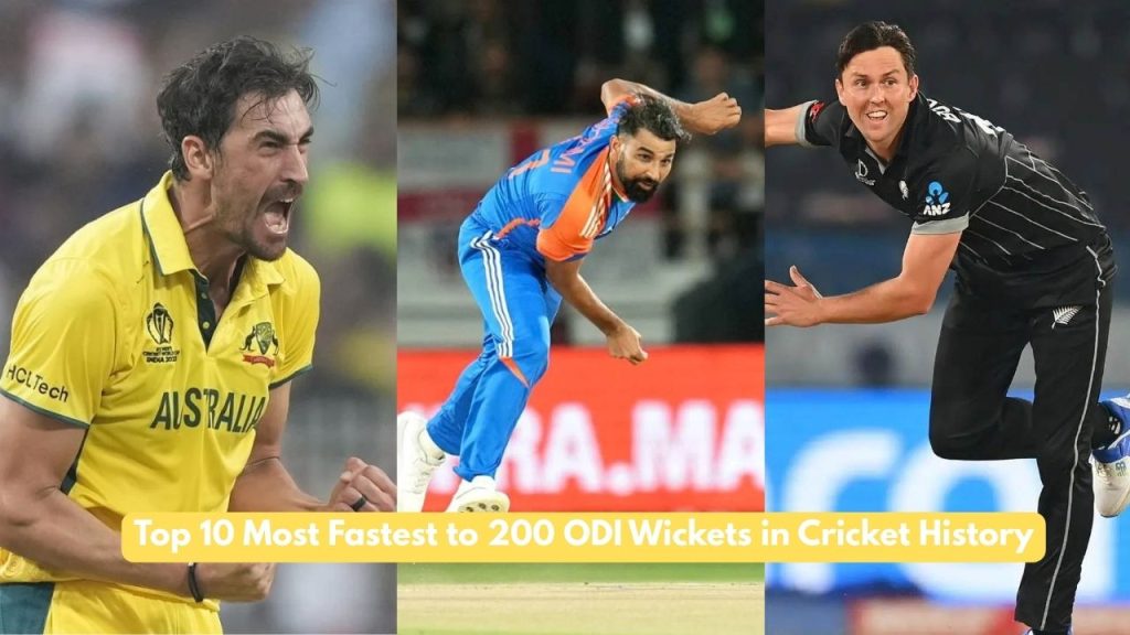 Most Fastest to 200 ODI Wickets