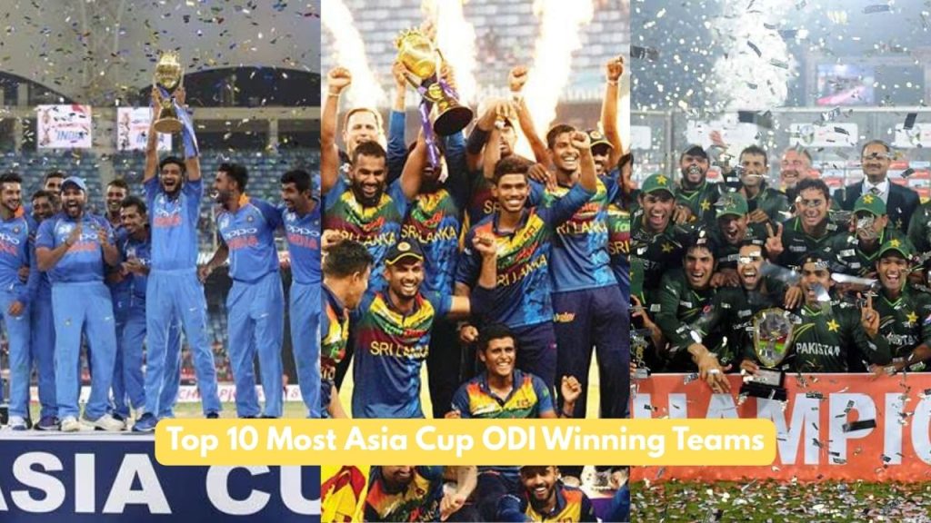 Asia Cup ODI Winning Teams