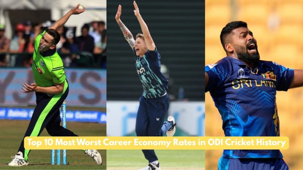 Most Worst Career Economy Rates in ODI