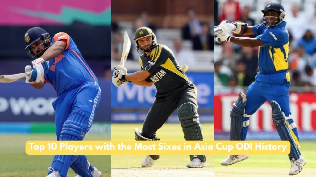 Most Sixes in Asia Cup ODI