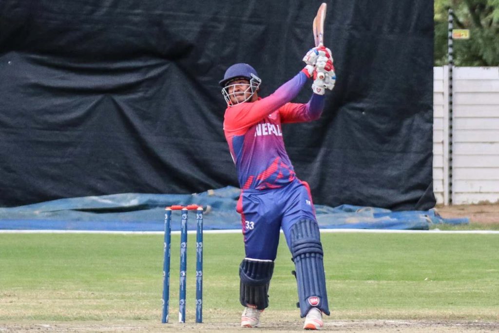 Nepali Batsmen with the Most Sixes in ODI Cricket