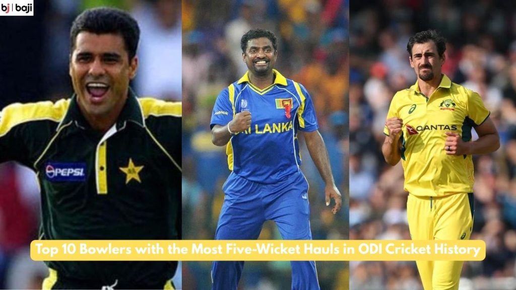 Most Five-Wicket Hauls in ODI Cricket History