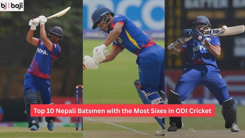 Nepali Batsmen with the Most Sixes in ODI Cricket