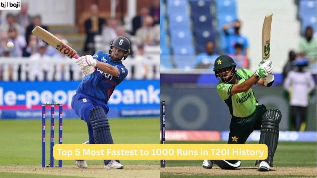Most Fastest to 1000 Runs in T20I History