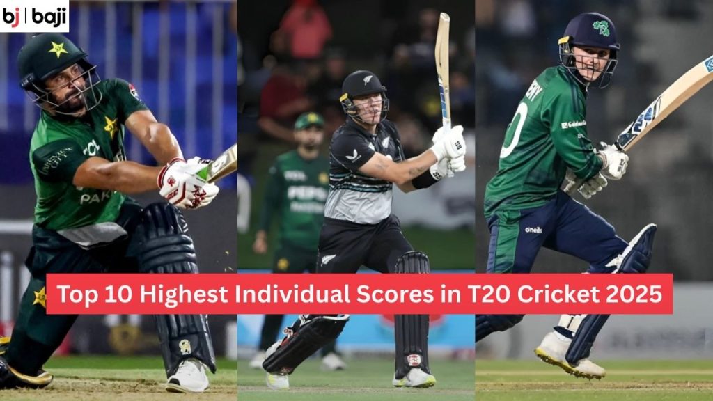 Highest Individual Scores in T20 Cricket 2025