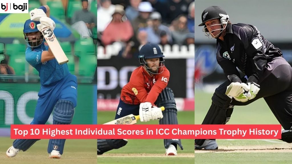 Highest Individual Scores in ICC Champions