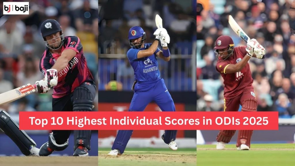 Highest Individual Scores in ODIs 2025