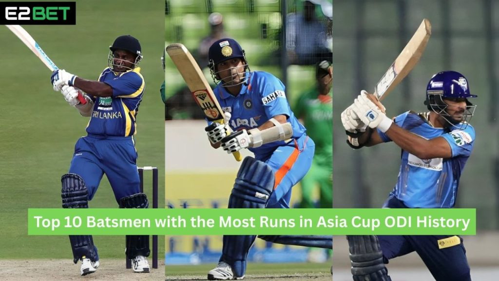 Most Runs in Asia Cup ODI History